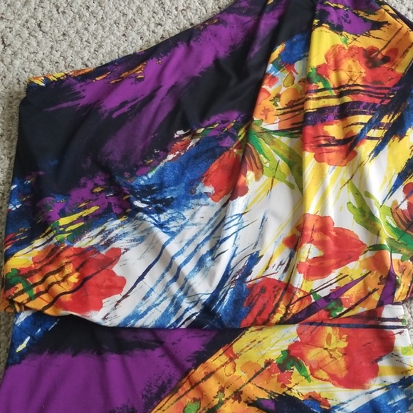 Artistic Print Mini Dress - Picture 3 of 5